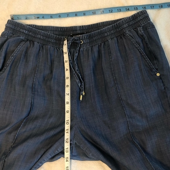 ELLEN TRACY Pants Women's Size Large Blue 100% Tencel/Lyocell Pull-On - Picture 4 of 14